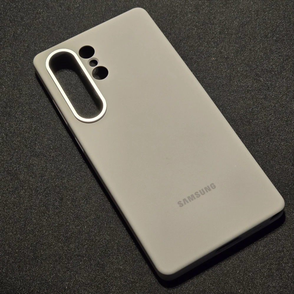 Galaxy S25 Ultra Silicone Case (Gray, Used)